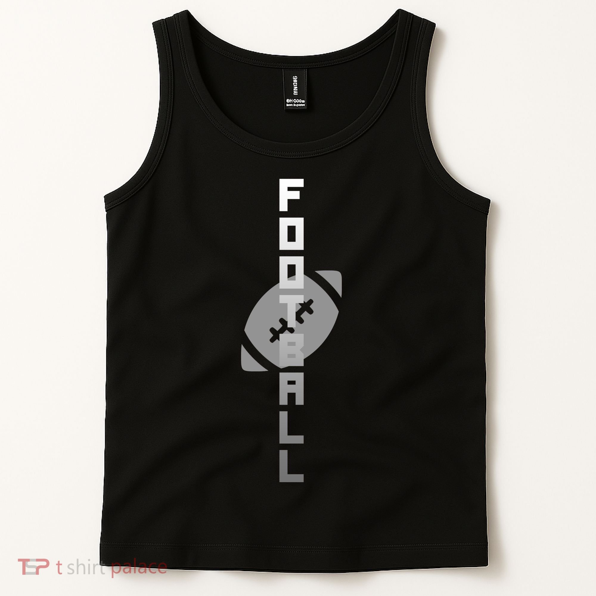 Football Sports Fan Logo Tank Top