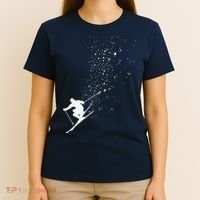 Freestyle Skiing Freeski Winter vintage Sports Skier T-Shirt thumb 4