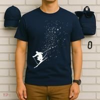 Freestyle Skiing Freeski Winter vintage Sports Skier T-Shirt thumb 6