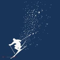 Freestyle Skiing Freeski Winter vintage Sports Skier T-Shirt thumb 7