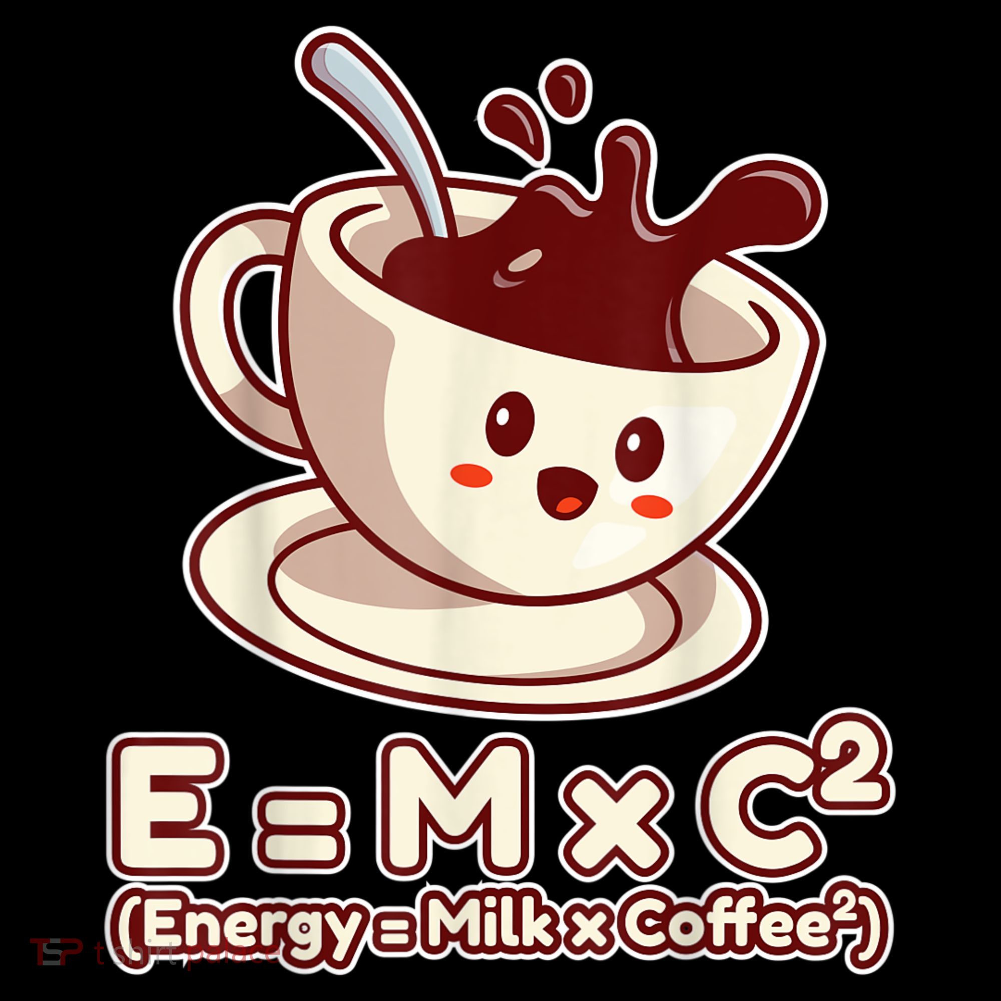 Funny Science Formula E=MC2 Energy Milk Coffee Kawaii USA-Made Doggie Bandana