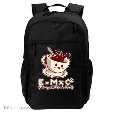 Funny Science Formula E=MC2 Energy Milk Coffee Kawaii Backpack