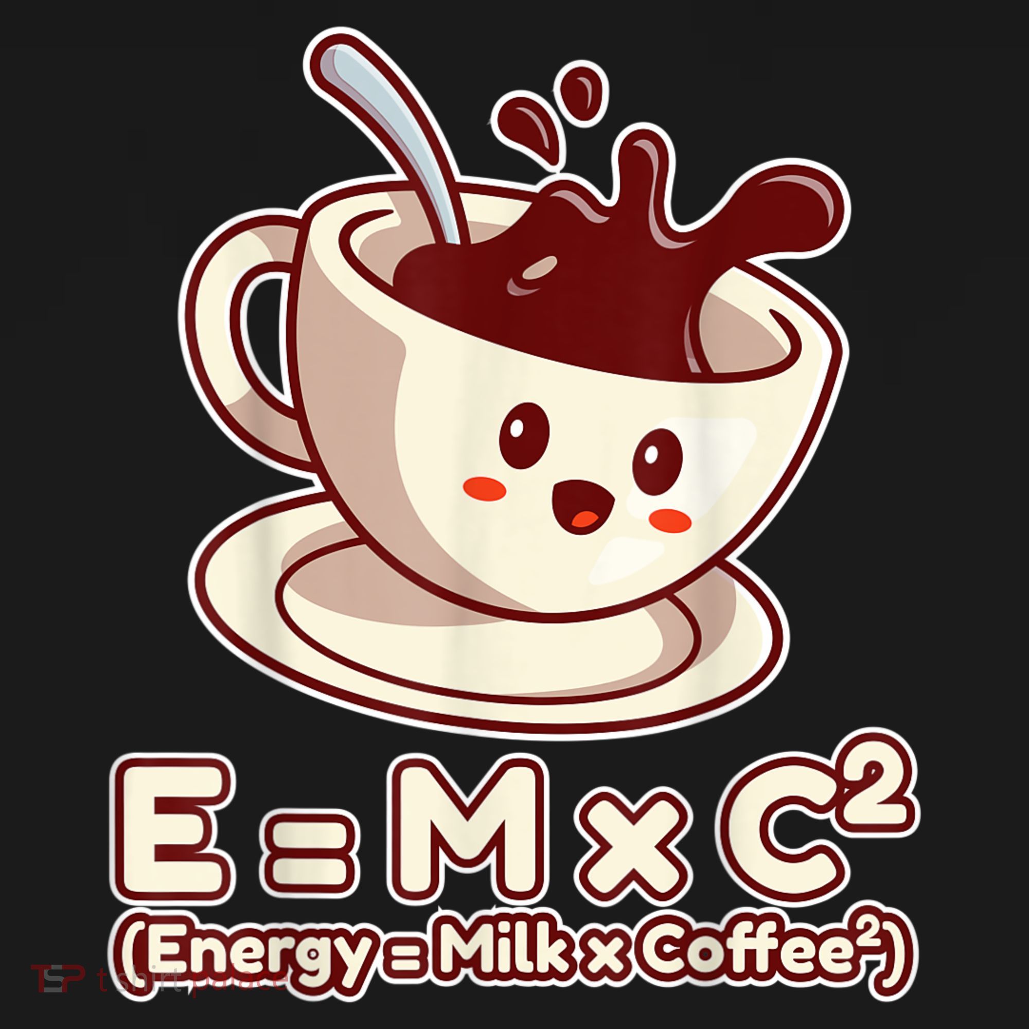 Funny Science Formula E=MC2 Energy Milk Coffee Kawaii Backpack