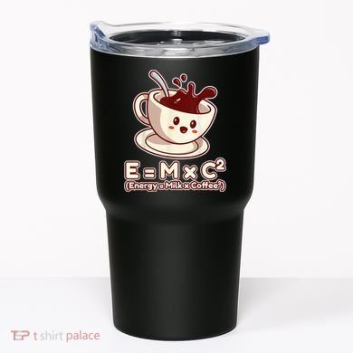 Funny Science Formula E=MC2 Energy Milk Coffee Kawaii Tumbler