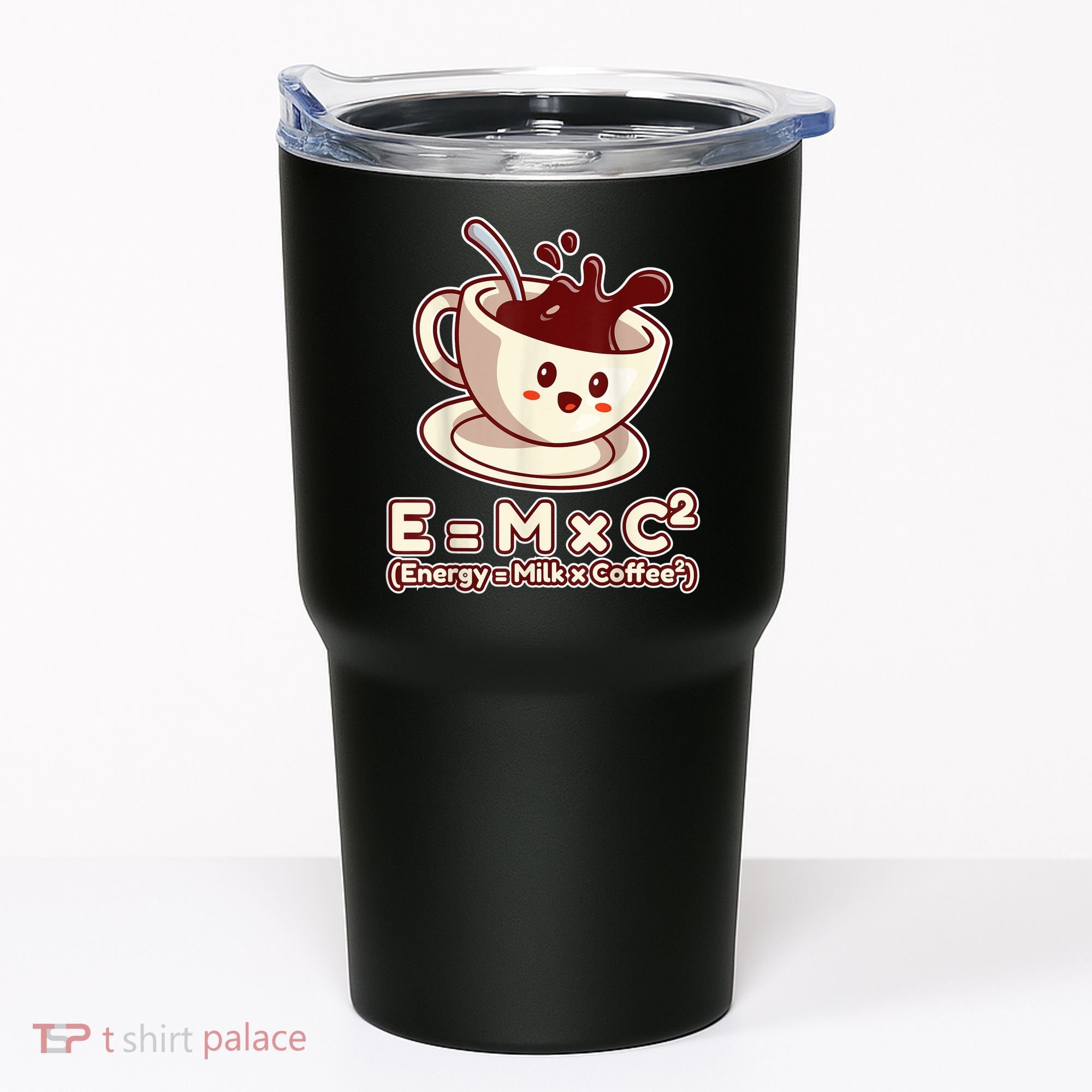 Funny Science Formula E=MC2 Energy Milk Coffee Kawaii Tumbler