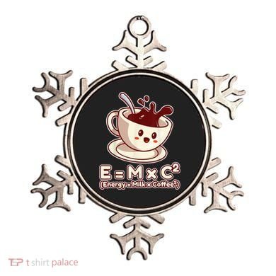 Funny Science Formula E=MC2 Energy Milk Coffee Kawaii Ornament
