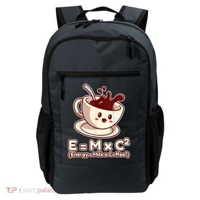 Funny Science Formula E=MC2 Energy Milk Coffee Kawaii Backpack