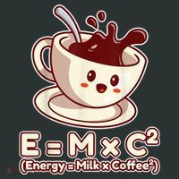 Funny Science Formula E=MC2 Energy Milk Coffee Kawaii Tote Bag thumb 4