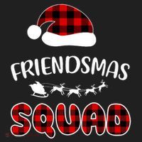 Friendsmas Squad Funny Xmas Light Family Matching Pajamas Beanie thumb 2