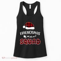 Friendsmas Squad Funny Xmas Light Family Matching Pajamas Women's Tank Top thumb 0
