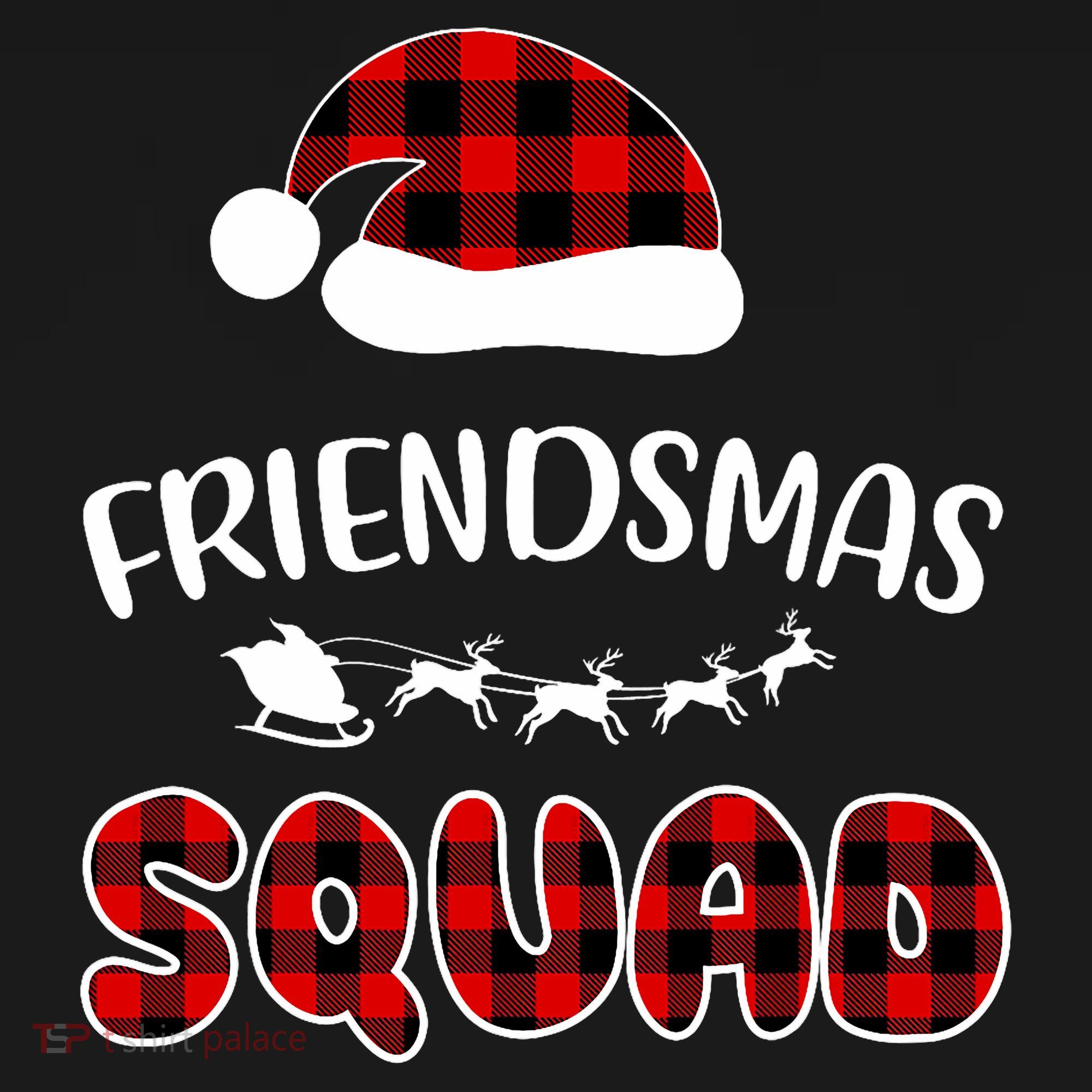 Friendsmas Squad Funny Xmas Light Family Matching Pajamas Baby Bodysuit