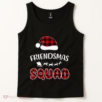 Friendsmas Squad Funny Xmas Light Family Matching Pajamas Tank Top thumb 2