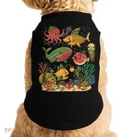 Fish Swiming Fruit Doggie Tank thumb 0