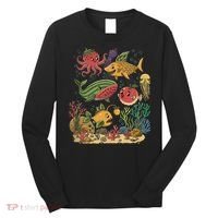 Fish Swiming Fruit Long Sleeve Shirt thumb 0