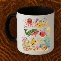 Fish Swiming Fruit Coffee Mug thumb 2