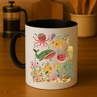 Fish Swiming Fruit Coffee Mug thumb 4