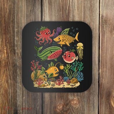 Fish Swiming Fruit Coaster
