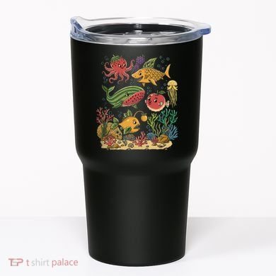 Fish Swiming Fruit Tumbler