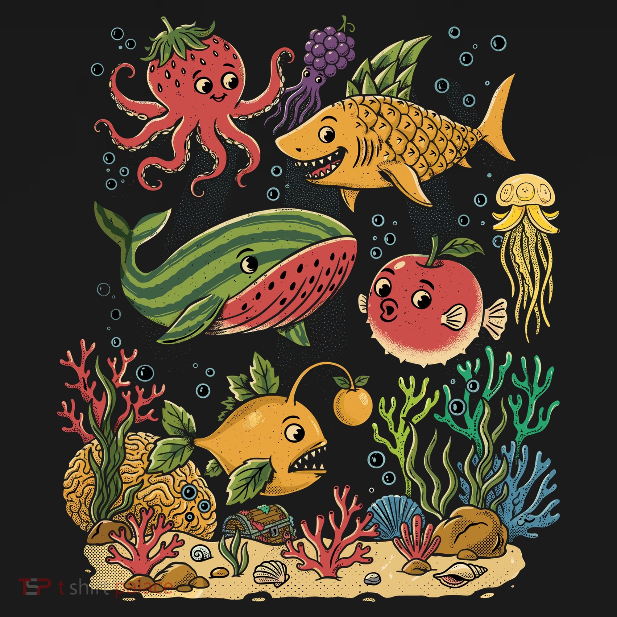 Fish Swiming Fruit Ornament