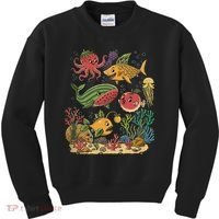 Fish Swiming Fruit Kids Sweatshirt thumb 0