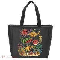 Fish Swiming Fruit Tote Bag thumb 0