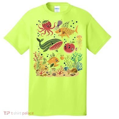 Fish Swiming Fruit T-Shirt