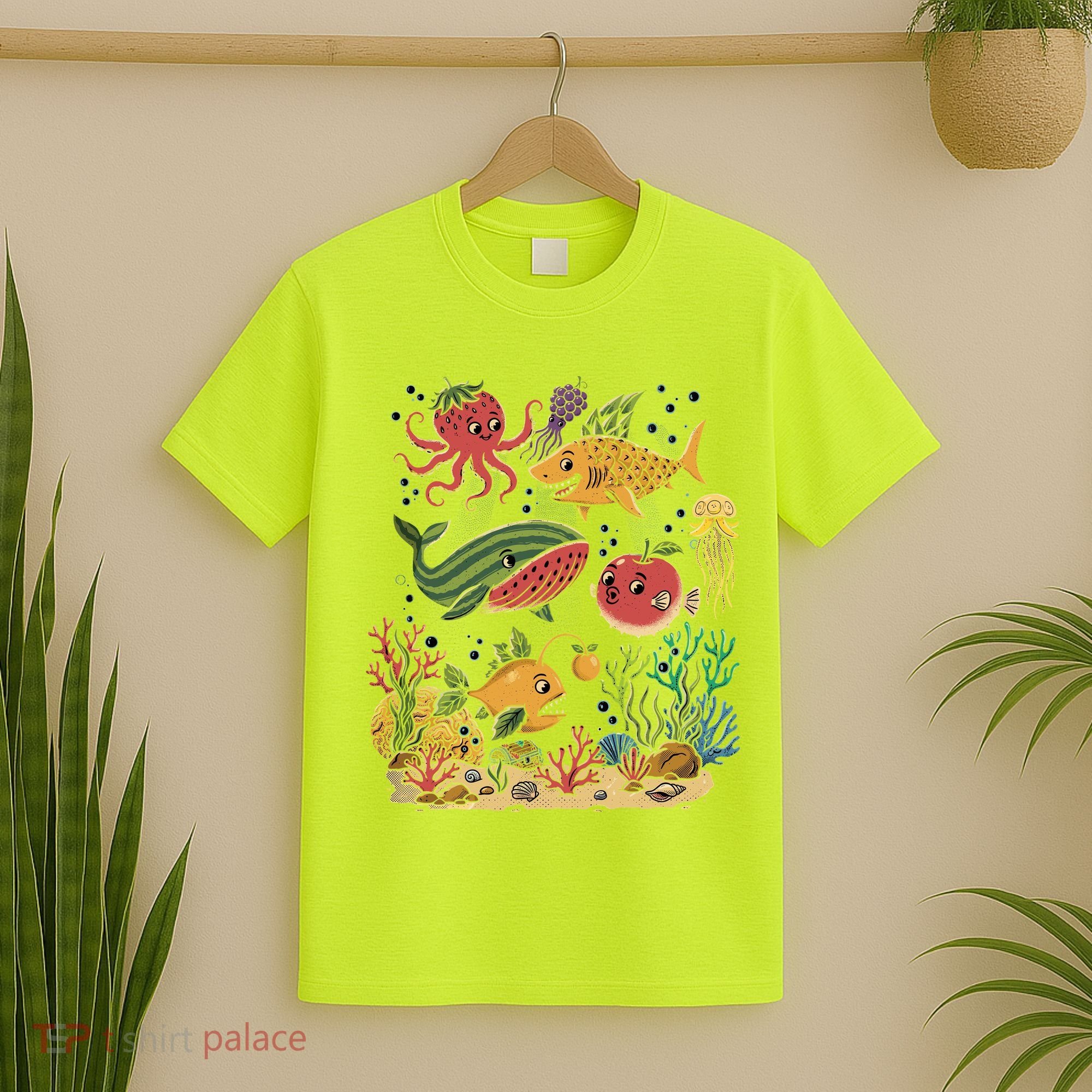 Fish Swiming Fruit T-Shirt