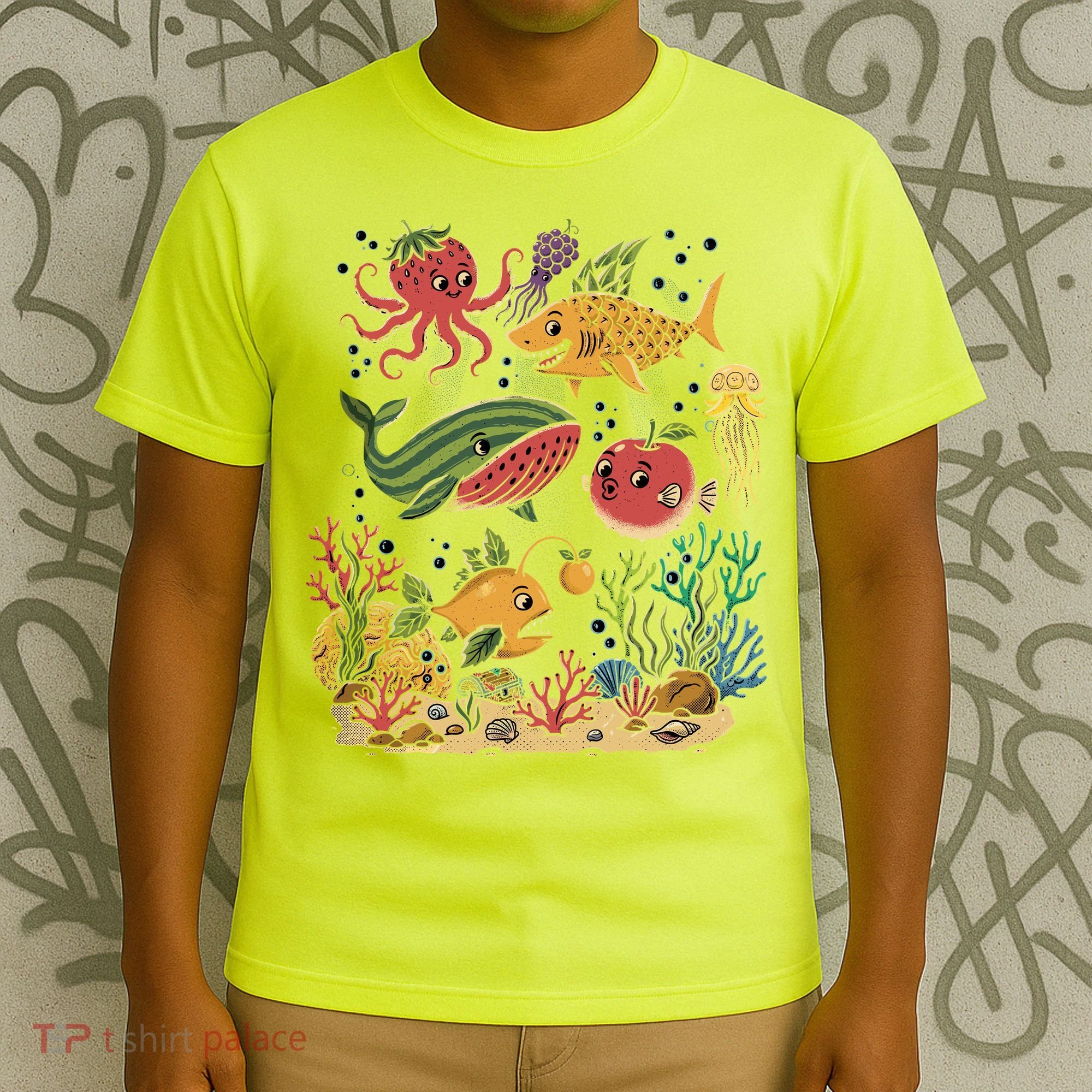 Fish Swiming Fruit T-Shirt