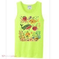 Fish Swiming Fruit Tank Top thumb 0