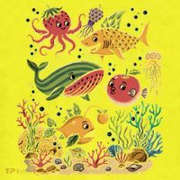 Fish Swiming Fruit Tank Top thumb 2