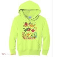 Fish Swiming Fruit Kids Hoodie thumb 0