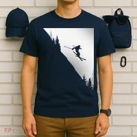 Freestyle Skiing Freeski Winter vintage Sports Skier T-Shirt thumb 6
