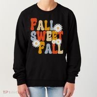 Fall Sweet Fall Retro Flower Women's Sweatshirt thumb 0