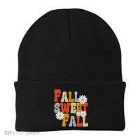 Fall Sweet Fall Retro Flower Beanie thumb 0