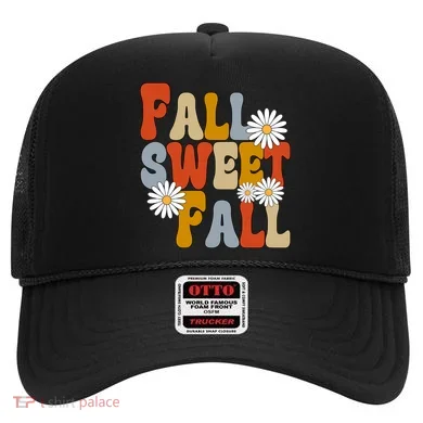 Fall Sweet Fall Retro Flower Hat