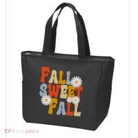 Fall Sweet Fall Retro Flower Tote Bag thumb 3
