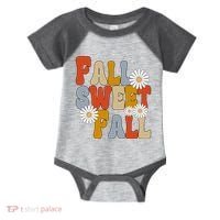 Fall Sweet Fall Retro Flower Infant Baby Jersey Bodysuit thumb 0