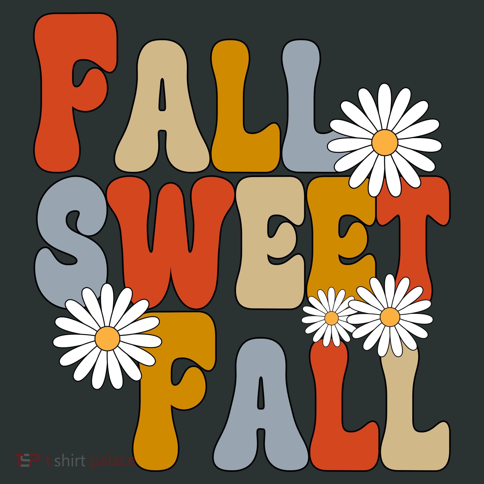 Fall Sweet Fall Retro Flower Infant Baby Jersey Bodysuit