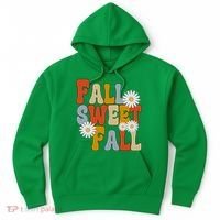 Fall Sweet Fall Retro Flower Hoodie thumb 0