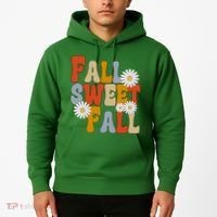 Fall Sweet Fall Retro Flower Hoodie thumb 2