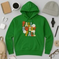 Fall Sweet Fall Retro Flower Hoodie thumb 3