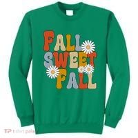 Fall Sweet Fall Retro Flower Sweatshirt thumb 0