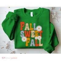 Fall Sweet Fall Retro Flower Sweatshirt thumb 2