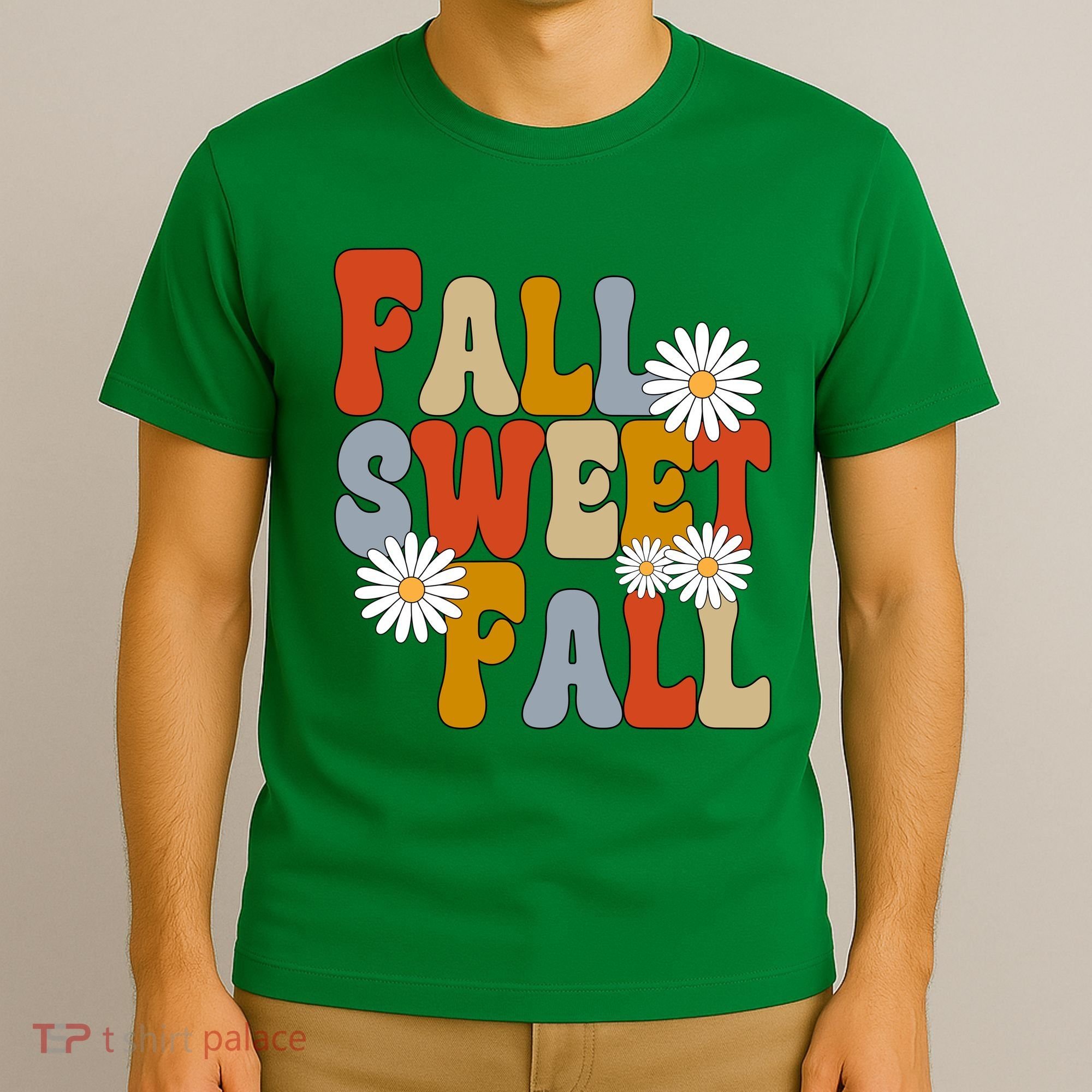 Fall Sweet Fall Retro Flower T-Shirt