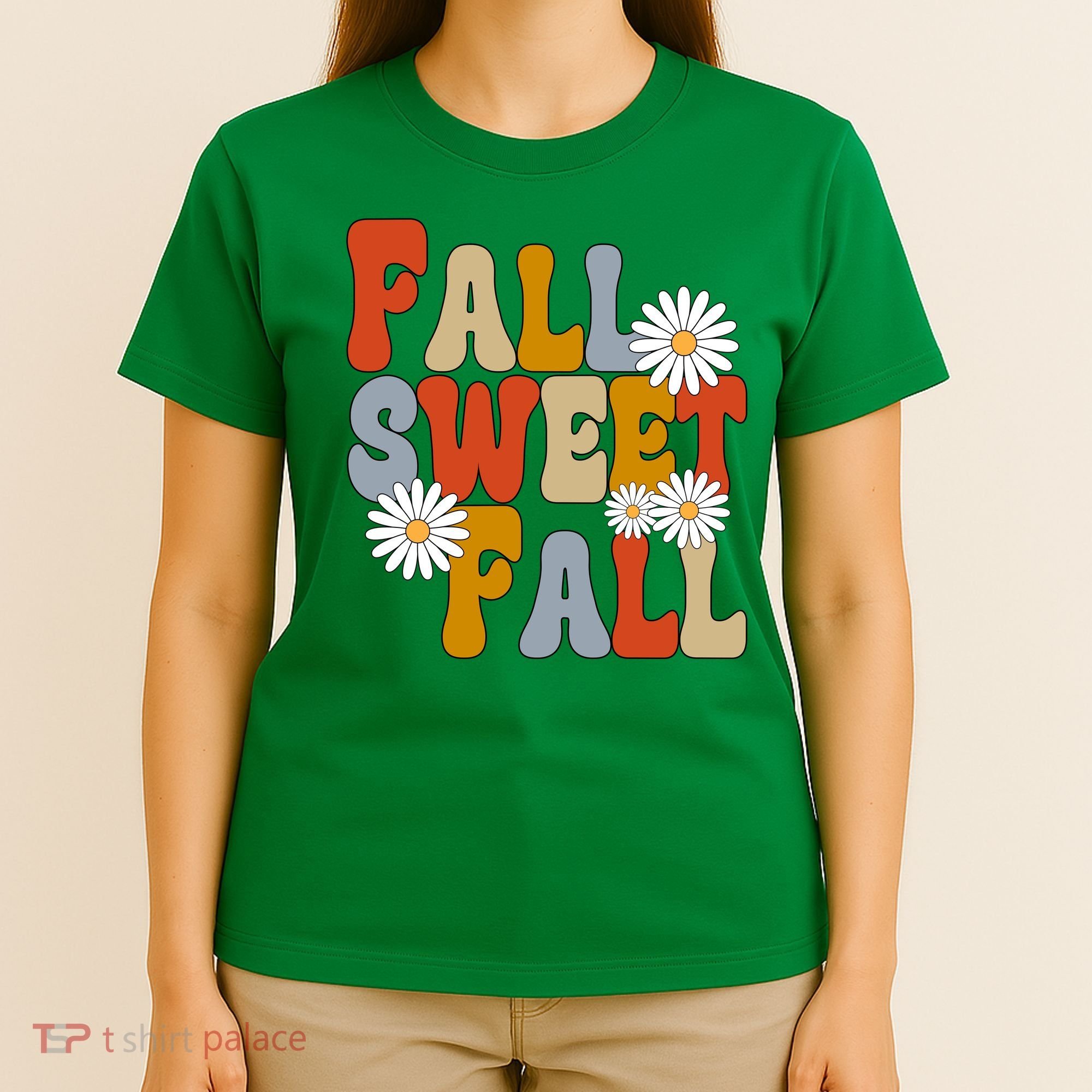 Fall Sweet Fall Retro Flower T-Shirt