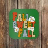 Fall Sweet Fall Retro Flower Coaster thumb 0