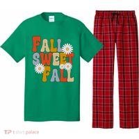 Fall Sweet Fall Retro Flower Pajama Set thumb 0