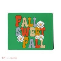 Fall Sweet Fall Retro Flower Mousepad thumb 0