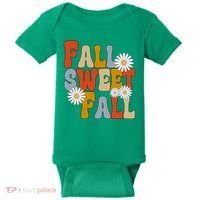 Fall Sweet Fall Retro Flower Baby Bodysuit thumb 0