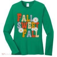 Fall Sweet Fall Retro Flower Women's Long Sleeve Shirt thumb 0